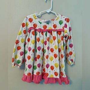 Stitchy Fish Colorful Balloon Print Long Sleeve Shirt